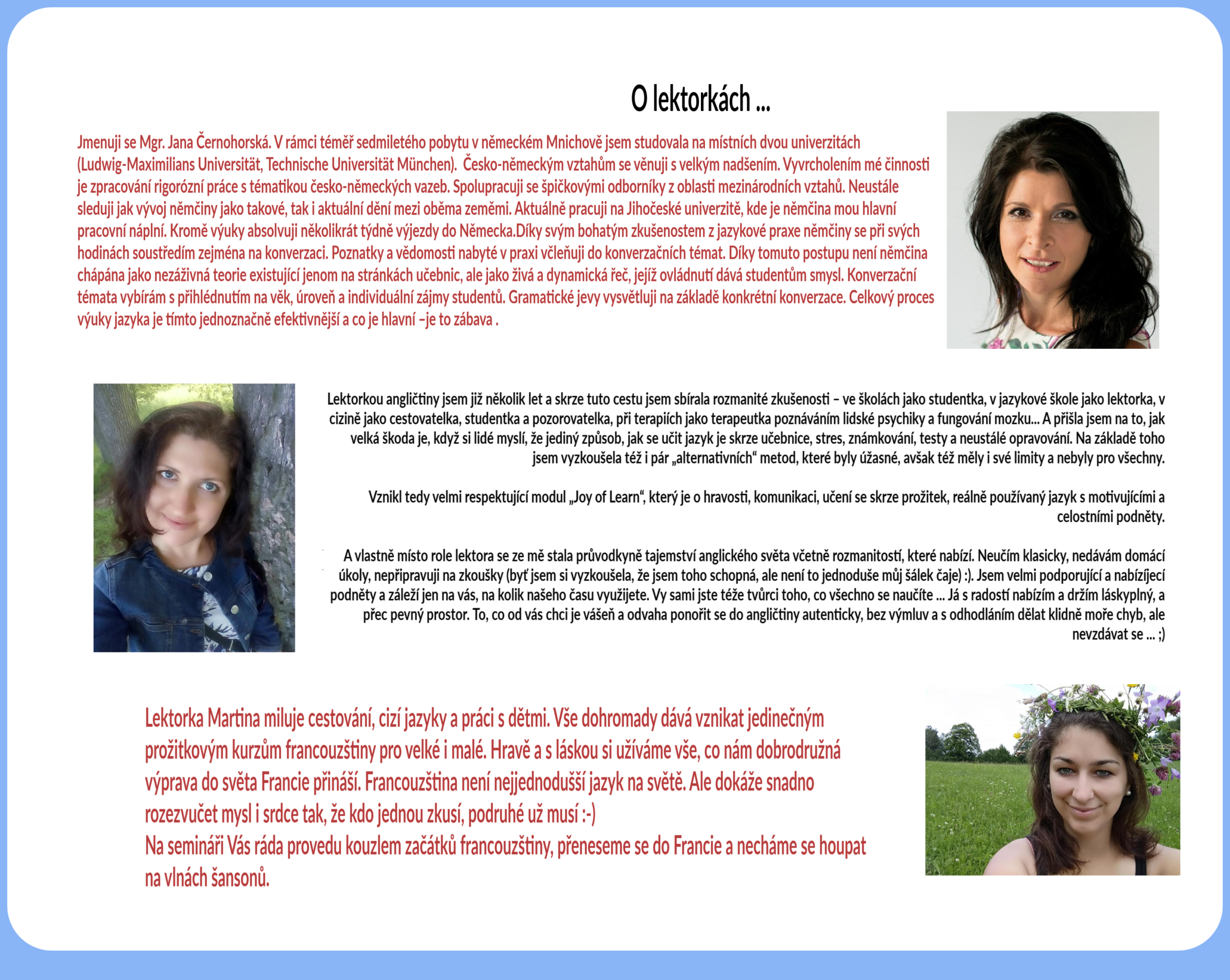 O-lektorkach